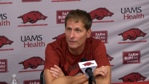 Eric Musselman Meets with Media Following Red-White Game