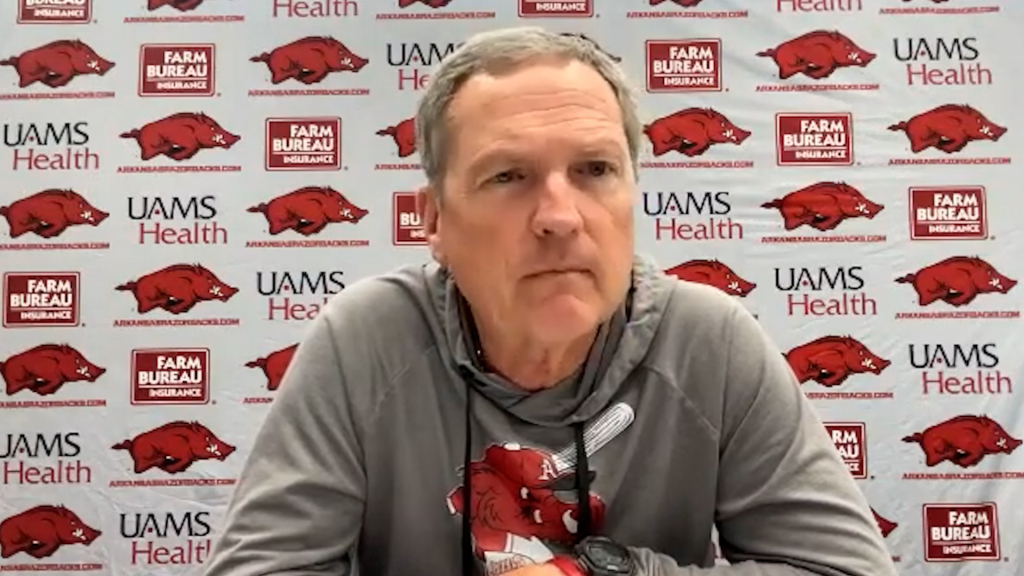 WATCH: Arkansas head baseball coach Dave Van Horn previews series with No. 8 LSU