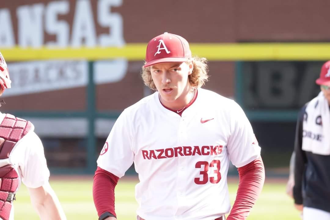 Smith brilliant again as trio of Arkansas pitchers limit Murray State