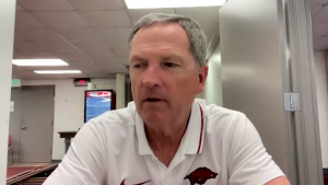 WATCH: Dave Van Horn discusses game three loss to Alabama