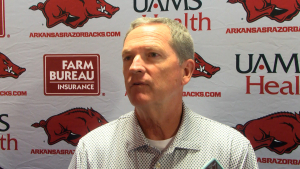 WATCH: Coach Van Horn meets with media following Swatters Club appearance