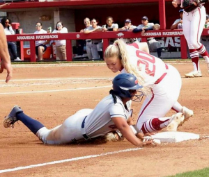 Arkansas clinches top four SEC finish by downing Ole Miss in DH night cap