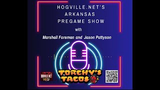 The Arkansas Pregame Podcast on 11-23-24 at 1 p.m. Torchys Tacos in Fayetteville