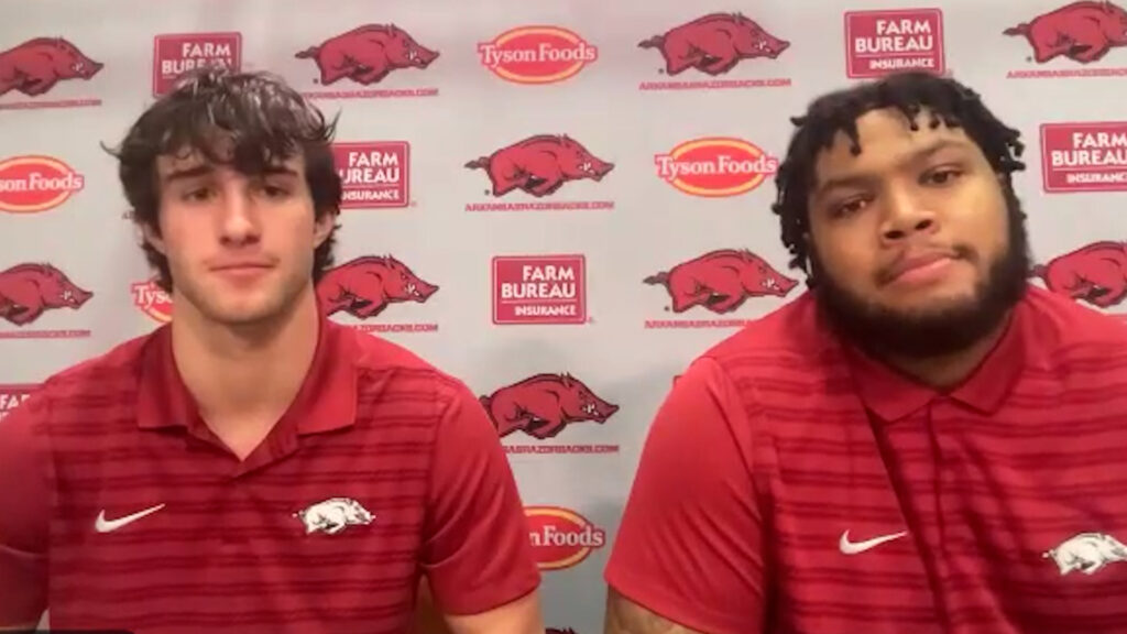 WATCH: Arkansas defensive players preview Liberty Bowl and more