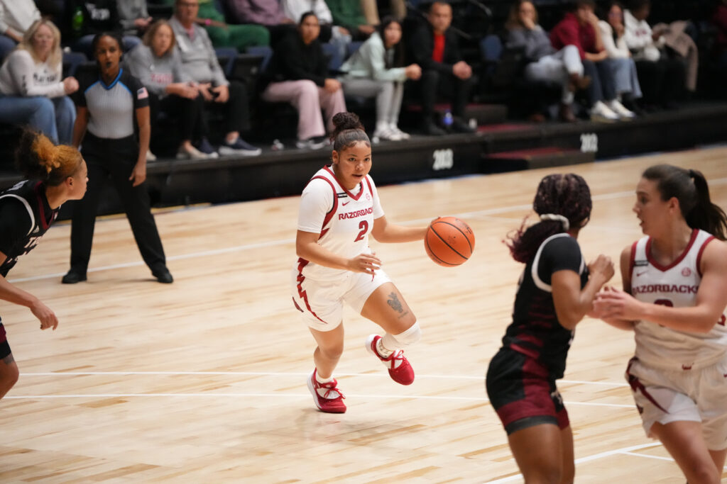 Arkansas women head into Christmas break riding three-game hoops losing streak