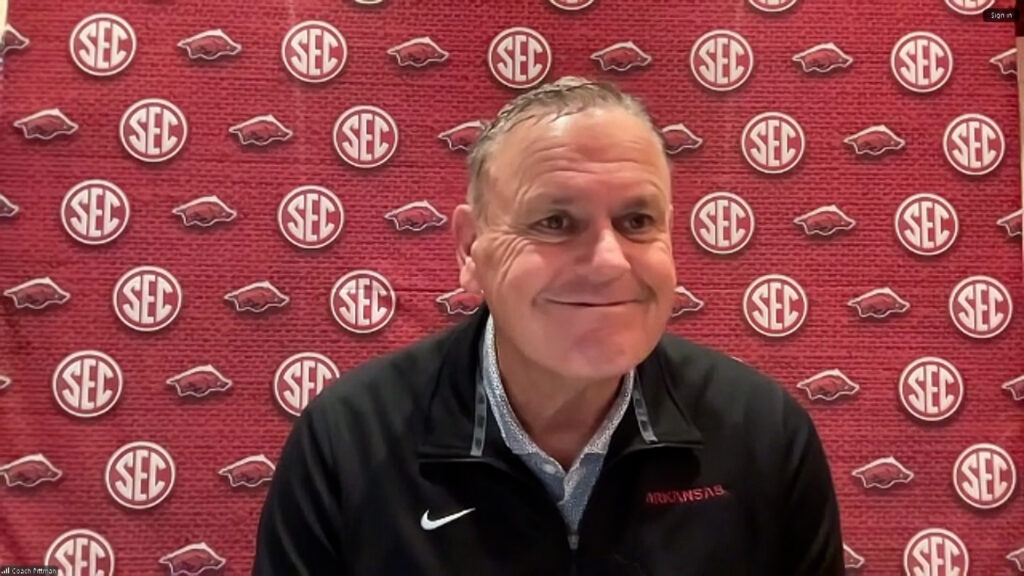 Sam Pittman talks portal, practice & state of Arkansas football heading into the AutoZone Liberty Bowl