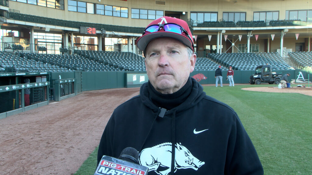 WATCH: Dave Van Horn speaks to media after the Hogs’ first scrimmage of the spring