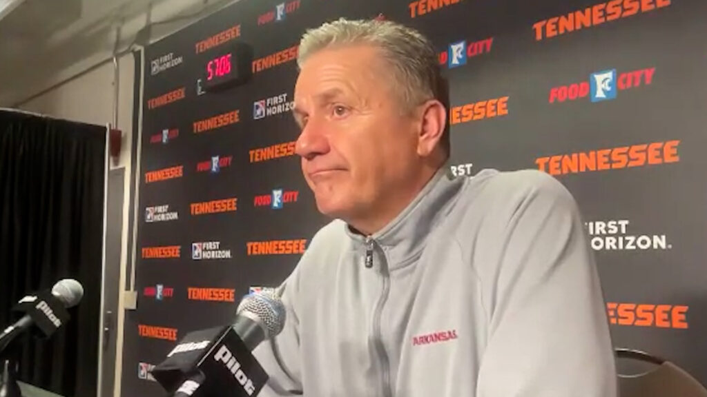 WATCH: Coach Calipari recaps 76-52 loss at No. 1 Tennessee