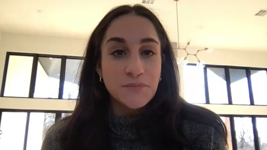 WATCH: Arkansas head gymnastics coach Jordyn Wieber talks about upcoming meet with Auburn