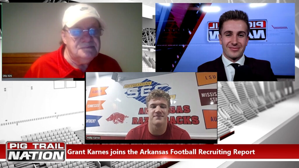 WATCH: Arkansas WR commit Grant Karnes joins the Arkansas Football Recruiting Report