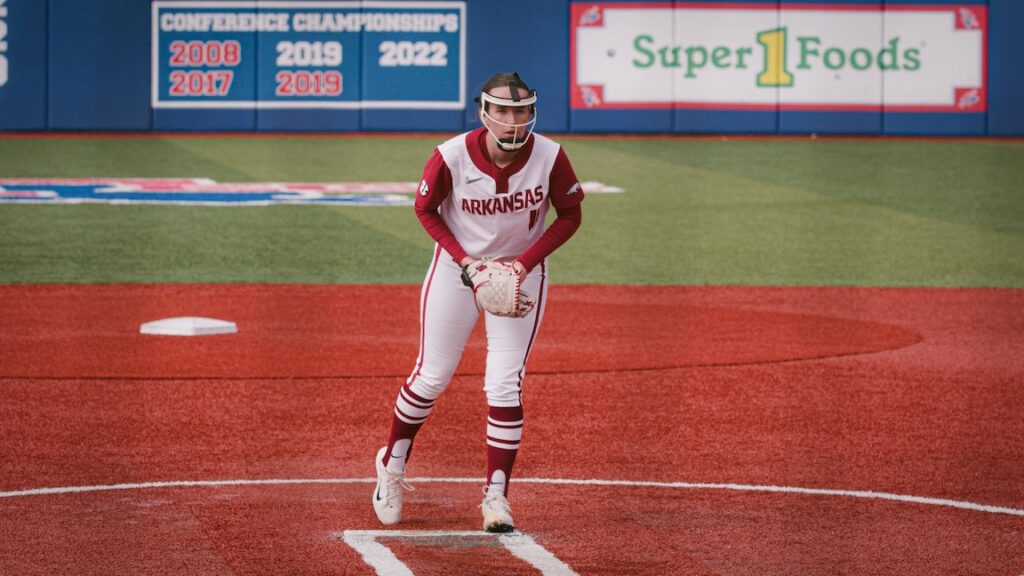 Herron’s no-hitter lifts Arkansas (10-0) to best start in softball program history