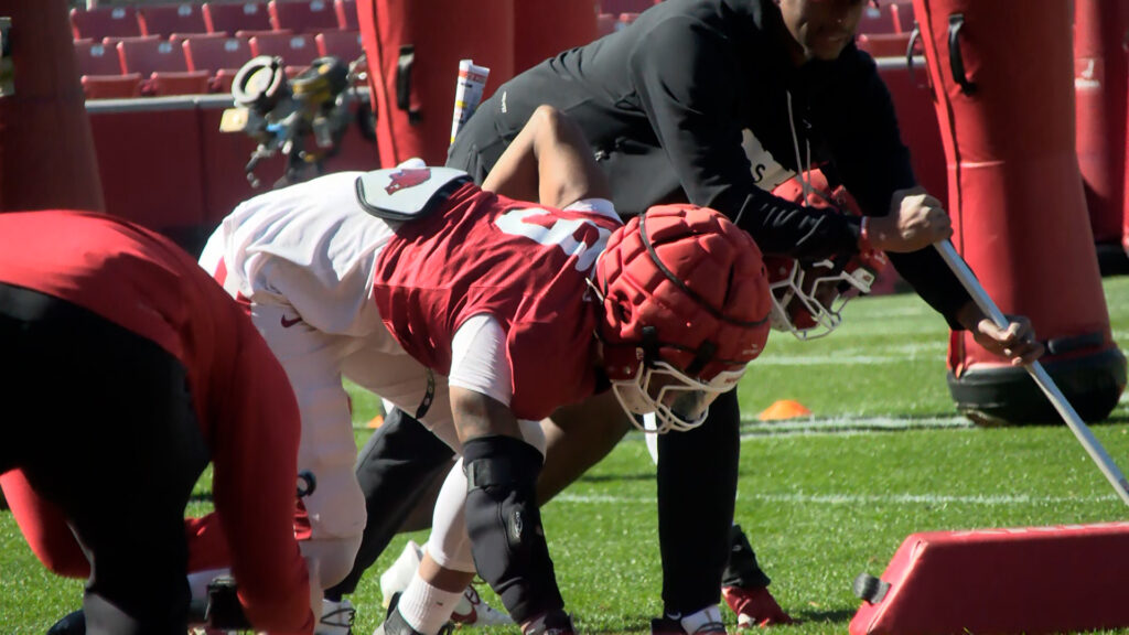 WATCH: Sights and Sounds of spring practice six for Arkansas football