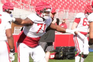 Offensive line continues to show improvement with newcomers
