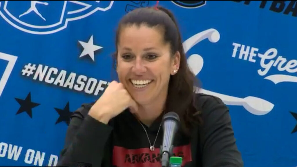 WATCH: Courtney Deifel and players talk about punching ticket to super regionals with 12-0 win over OSU