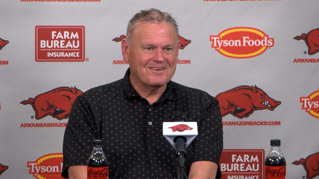 Kickoff times set for Hogs’ first three games