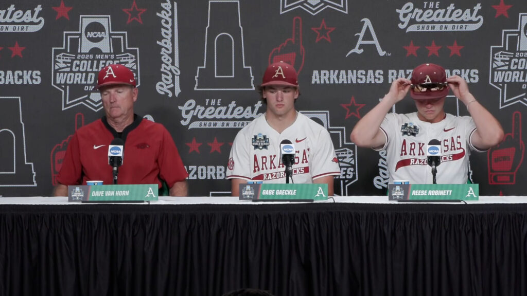 WATCH: Dave Van Horn and players discuss 4-1 loss against LSU in MCWS opening round