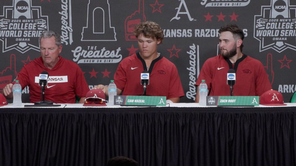 WATCH: Dave Van Horn, Cam Kozeal, Zach Root preview LSU, MCWS