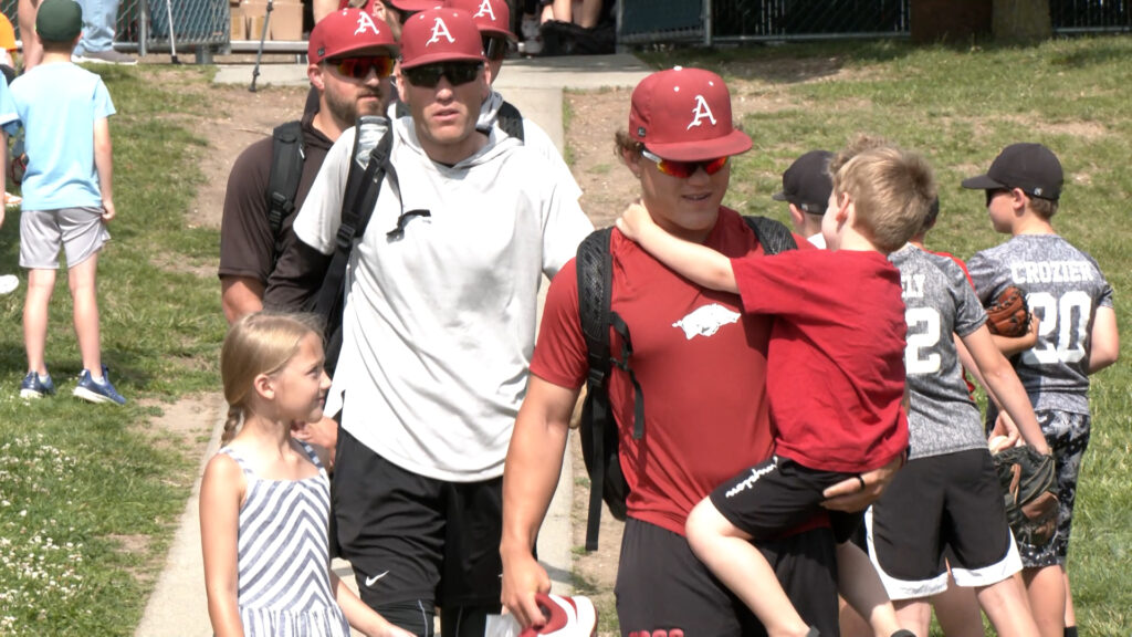 A homecoming for Arkansas’ Cam Kozeal at the College World Series