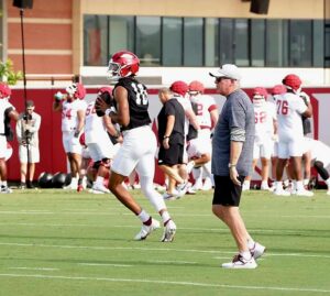 Hogs hoping for improved product, lacking SEC experience at WR